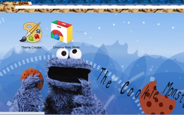 Cookie Monster Sesame Street chrome extension