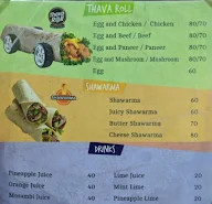 Shawarma Street menu 1