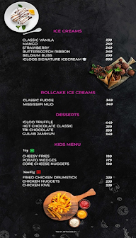 IGLOOS menu 5