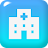 Hospital information map icon