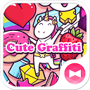 アプリのダウンロード Girly Wallpaper Cute Graffiti Theme をインストールする 最新 APK ダウンローダ