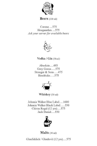 Silver Beach Cafe menu 2