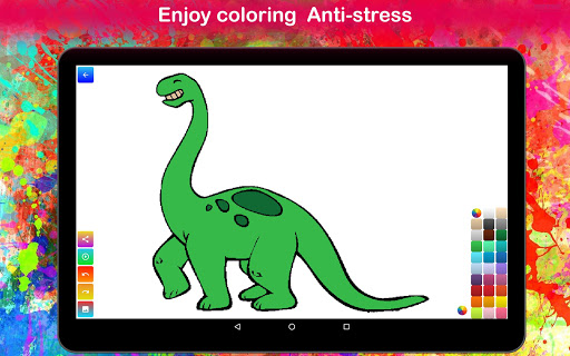 download ﻿dinosaur coloring pages gameglitter coloring