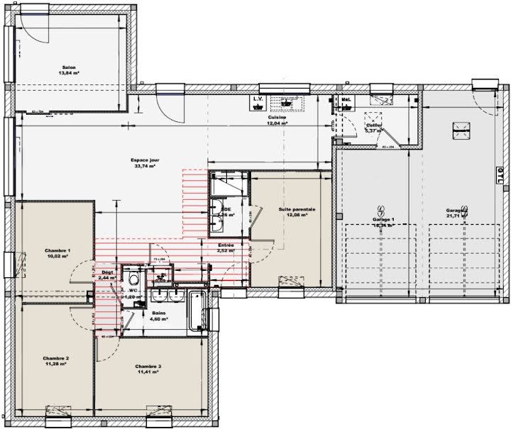 Vente maison neuve 5 pièces 124 m² à Saint-André-de-Messei (61440), 318 065 €