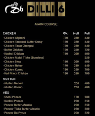 Dilli 6 menu 1