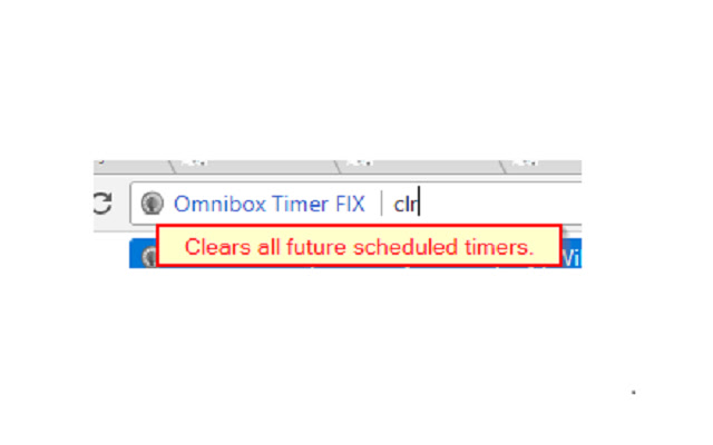 Omnibox Timer FIX chrome extension