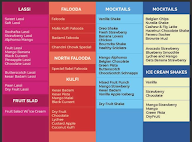 The Lassi Corner menu 3