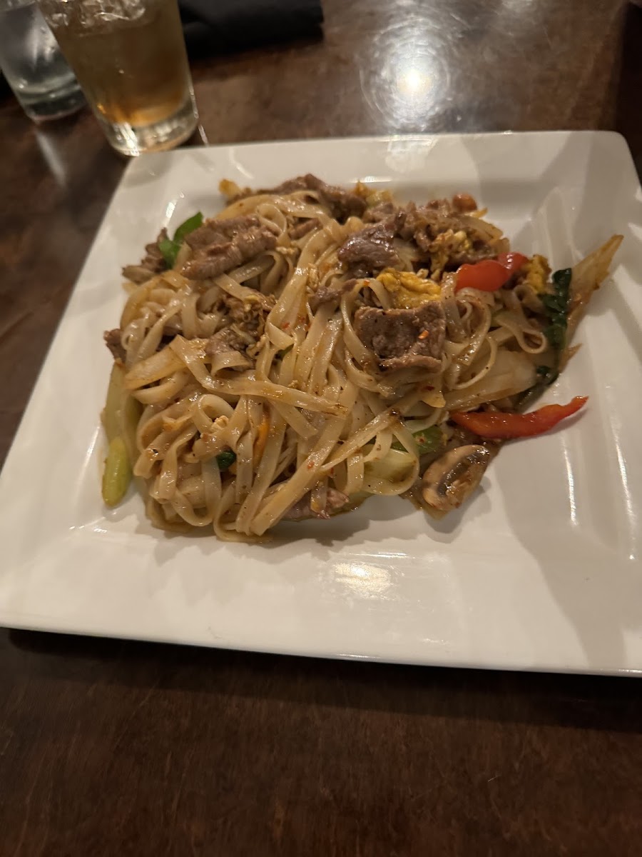 Drunken noodles