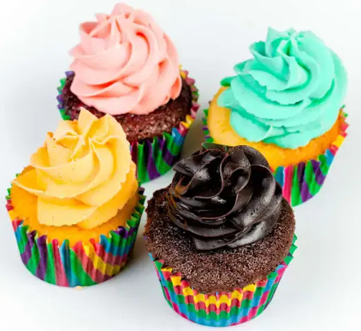 Box Of 4 Assorted Cupcakes