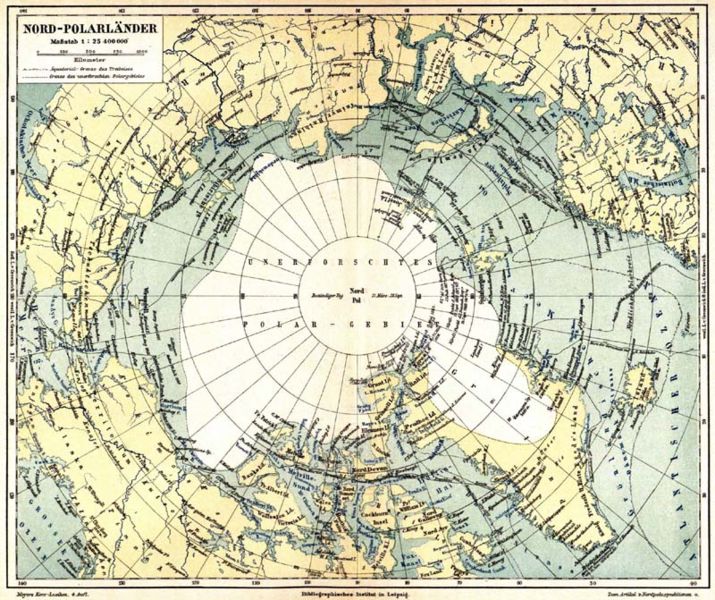 A map of Nortth ple.