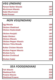 Taj Mughalai menu 2