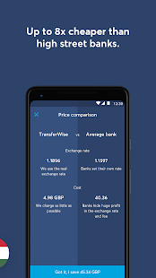  TransferWise Money Transfer- 스크린샷 미리보기 이미지  