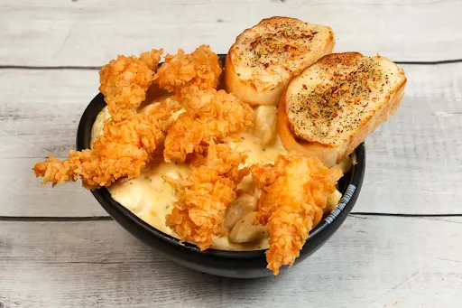 Popcorn Chicken Mac And Cheese Pasta