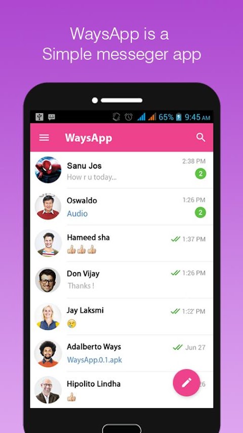 WaysApp Messengerのおすすめ画像1