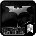 Black Dark Hero Launcher theme icon