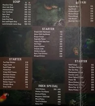 The Rock menu 1