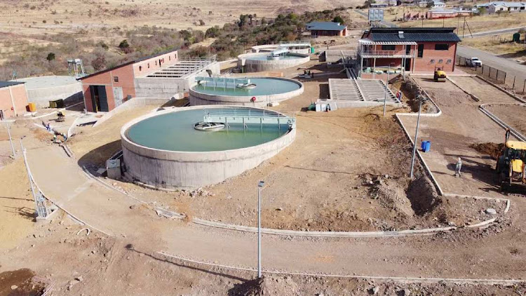 The Tsomo River Water abstraction and water treatment works in Tsomo which will provide water to 47000 villagers.