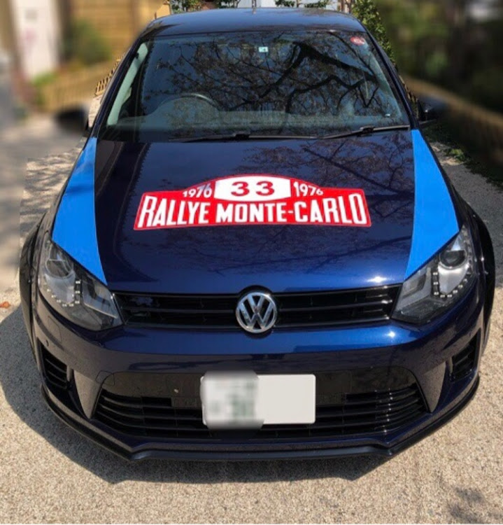 ポロのモンテカルロラリー・POLO・ステッカー貼りに関するカスタム事例の投稿画像5枚目