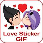 Cover Image of Download Love GIF Stickers 0.1 APK