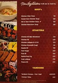 STAR Biryani menu 1