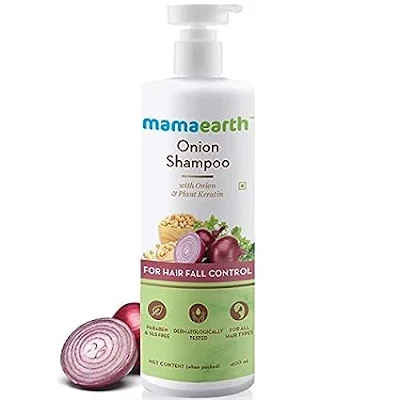 Mamaearth Hair Fall Control Onion Shampoo With Onion Oil And Plant Keratin - 250 ml