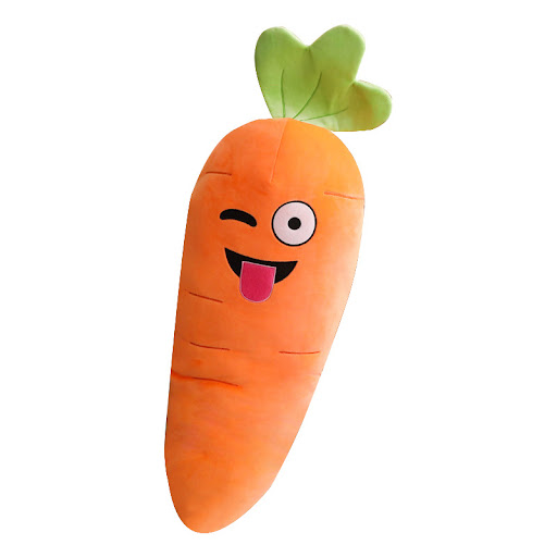 Title 4, Cute Carrot Pillow Girl Plush Toy. A soft and c...