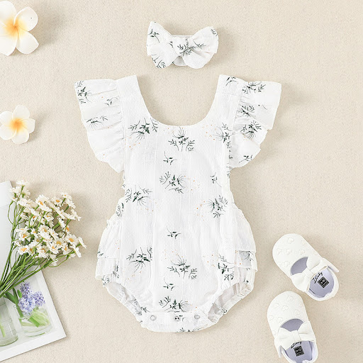 Title 5, Infant Toddler Sleeveless Triangle Romper Cute ...