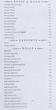 Arsalan menu 5