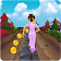 Pink Girl Subway Runner - Pink Princess Run  icon