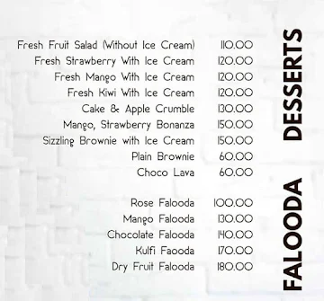 Fuel Juice & Pasta Bar menu 