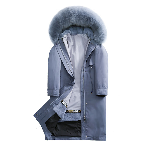 Title 6, Medium length heavy and slim detachable fur coat