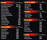 Indian Kathi Company menu 1