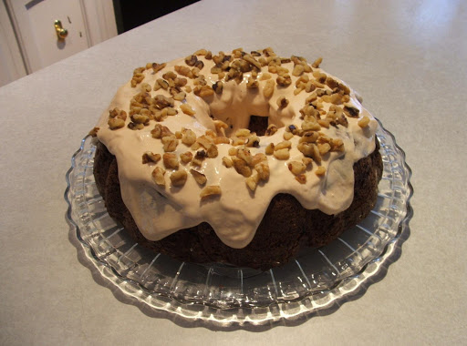 Mexican Spiced Apple Cake with Guava icing