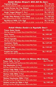 Kadahi Kitchen menu 1