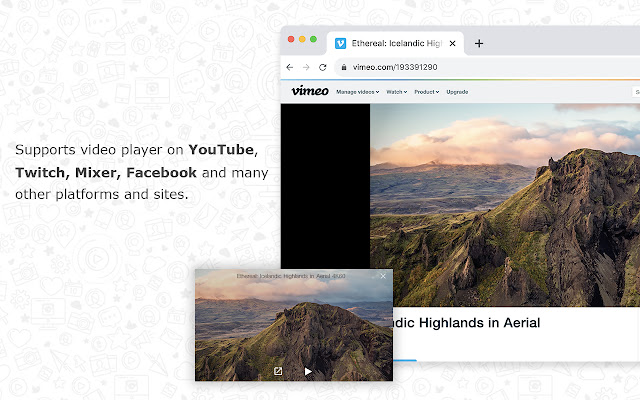 Picture-in-Picture for Chrome