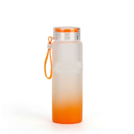 Title 4, 500ML Thermal Transfer Glass Cup Gradient Color...