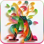 Cover Image of Herunterladen Buchstabentapete - Stilvolle Alphabete und Neonbild 1.0.3 APK