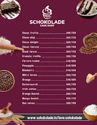 Schokolade Cake Shop menu 1