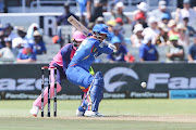 Quinton De Kock of Durban's Super Giants plays a shot during the Betway SA20 match aganist Paarl Royals at Kingsmead in Durban on January 15 2023.