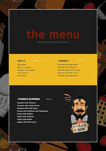 Thavu's Kitchen menu 