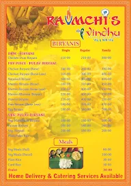 Ravmchis Vindhu menu 3