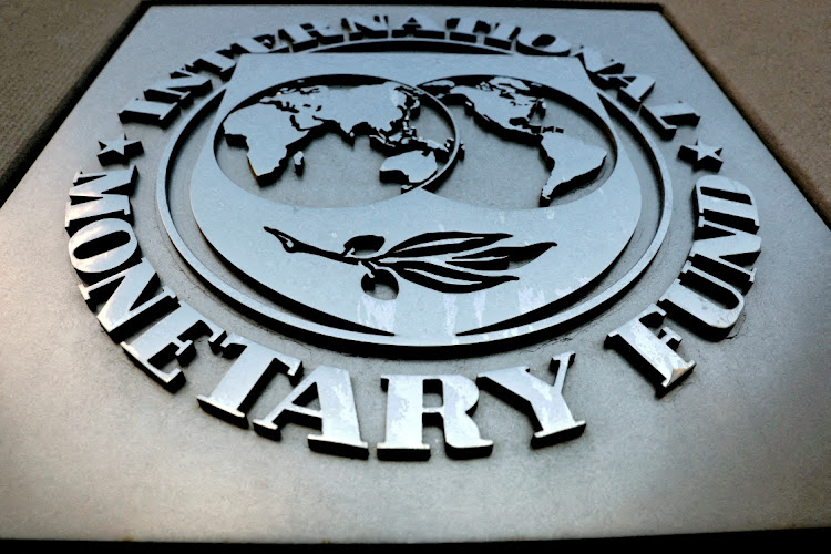 The IMF logo outside its building in Washington, the US, September 4 2018. Picture: REUTERS/YURI GRIPAS