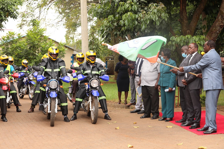 Vihiga Governor Ottichillo flags off bikes to boost agricultural activities in remote areas