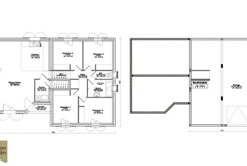  Vente Terrain + Maison - Terrain : 576m² - Maison : 85m² à Saint-Germain-Laprade (43700) 