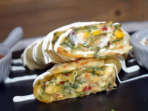 Spinach and Corn Wrap