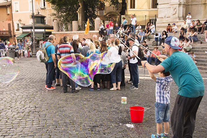 Bolle di sapone di nikarmelo