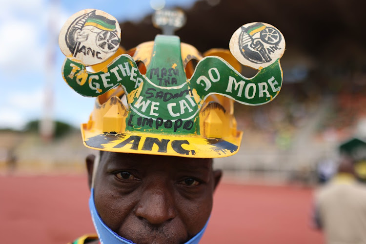 Sadam Masutha poses for a picture, 08 January 2022, at the Peter Mokaba Stadium in Polokwane, Limpopo, where the ANC is celebrating their 110th birthday.