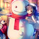 Cute christmas girl them 1680x1050 Chrome extension download