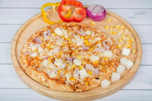 Paneer Pizza With Paneer Cheese Sandwich