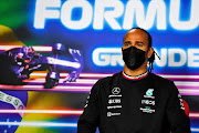 Lewis Hamilton speaks at the Drivers Press Conference during previews ahead of the F1 Grand Prix of Brazil at Autodromo Jose Carlos Pace in Sao Paulo, Brazil on November 11 2021.